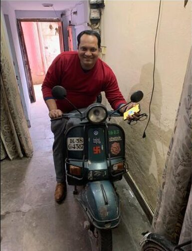 Sanjay Singh Rajput Scooter